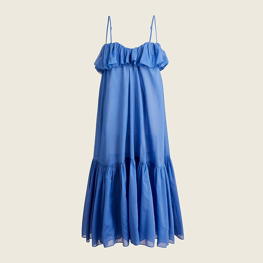 Spaghetti strap ruffle dress | J. Crew US