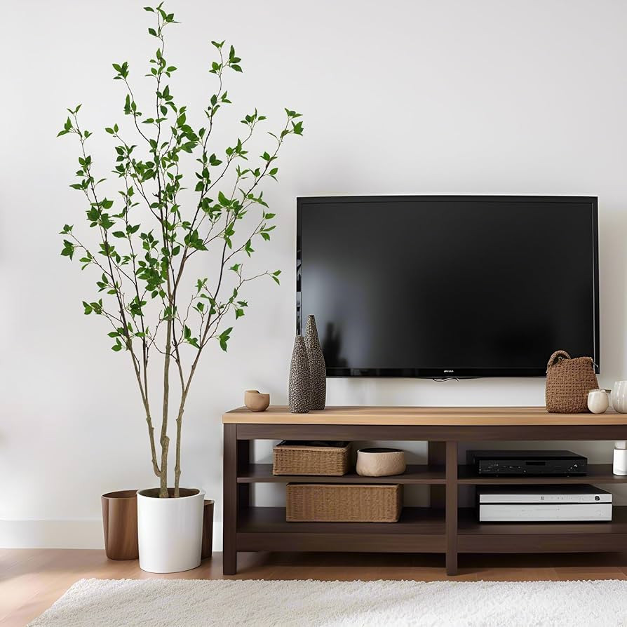 6ft Faux Citrus Tree, Artificial Minimalist Citrus Tree with Lifelike Leaves,Fake Plant Indoor fo... | Amazon (US)