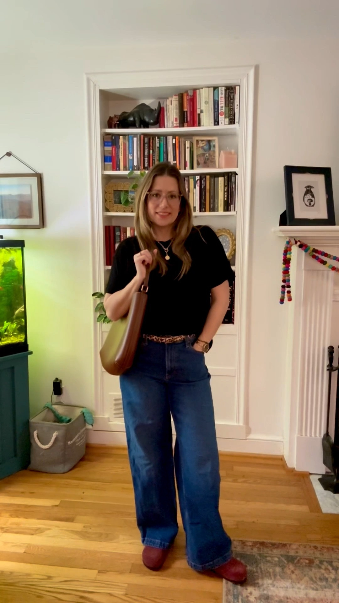 Accessories were the star of this basic look. I dressed up my tshirt and jeans with studded Birkenstocks, animal print, and a nautical inspired necklace! 

Wide leg jeans  

#LTKmomlife #LTKootd #LTKSaleAlert
