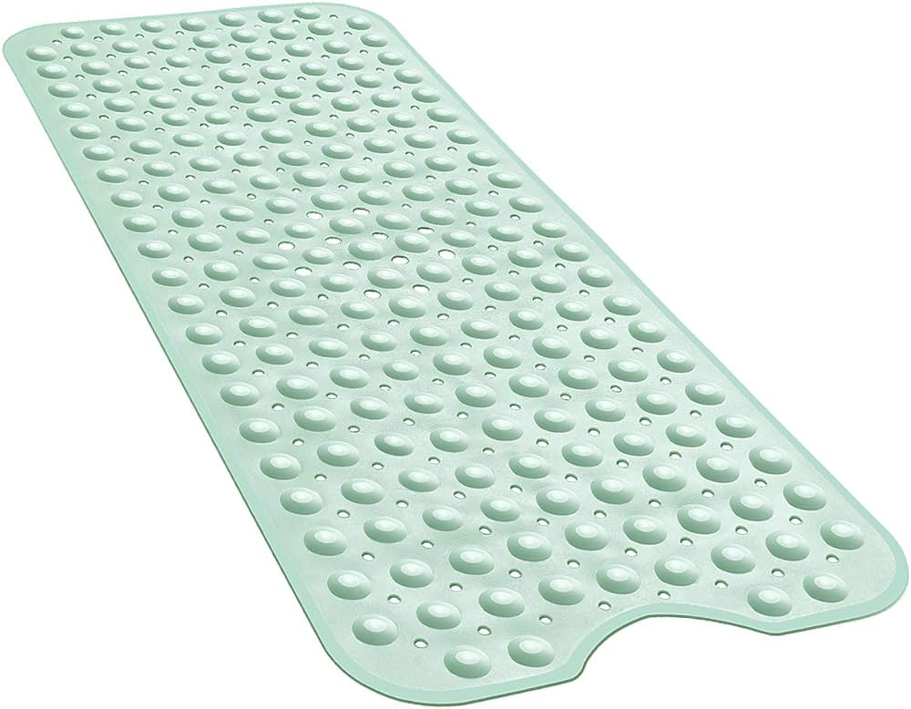 YINENN Bath Tub Shower Mat 40 x 16 Inch Non-Slip and Extra Large, Bathtub Mat with Suction Cups, ... | Amazon (US)