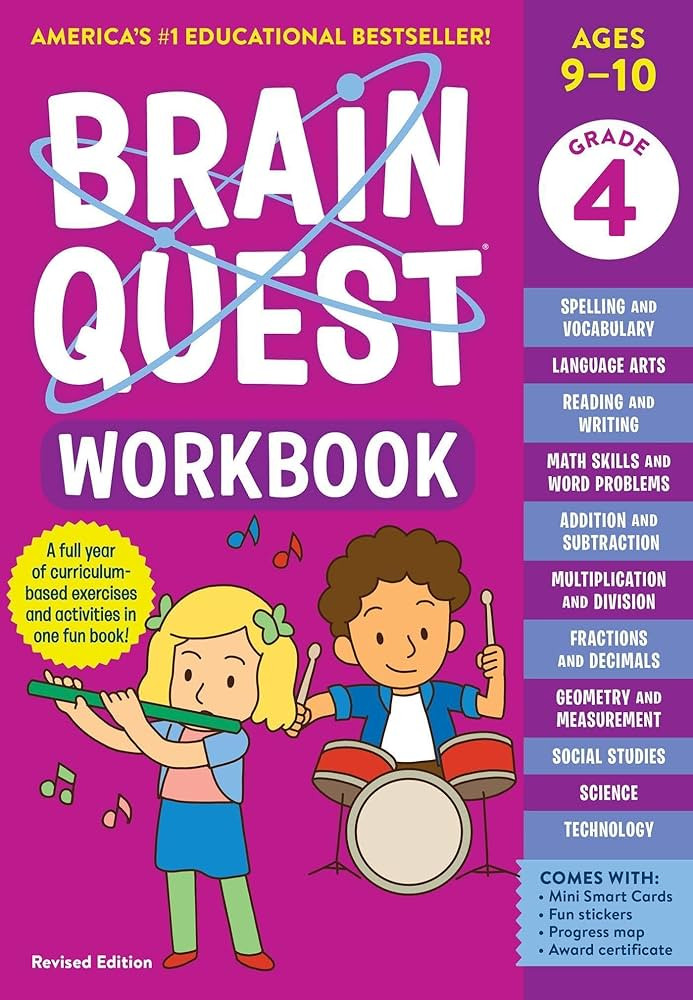 Brain Quest Workbook: 4th Grade Revised Edition | Amazon (US)
