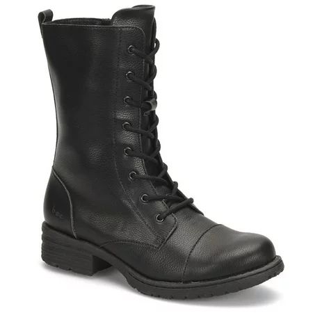B..c. Women s Casual Boots Black - Black Carissa Combat Boot - Women | Walmart (US)