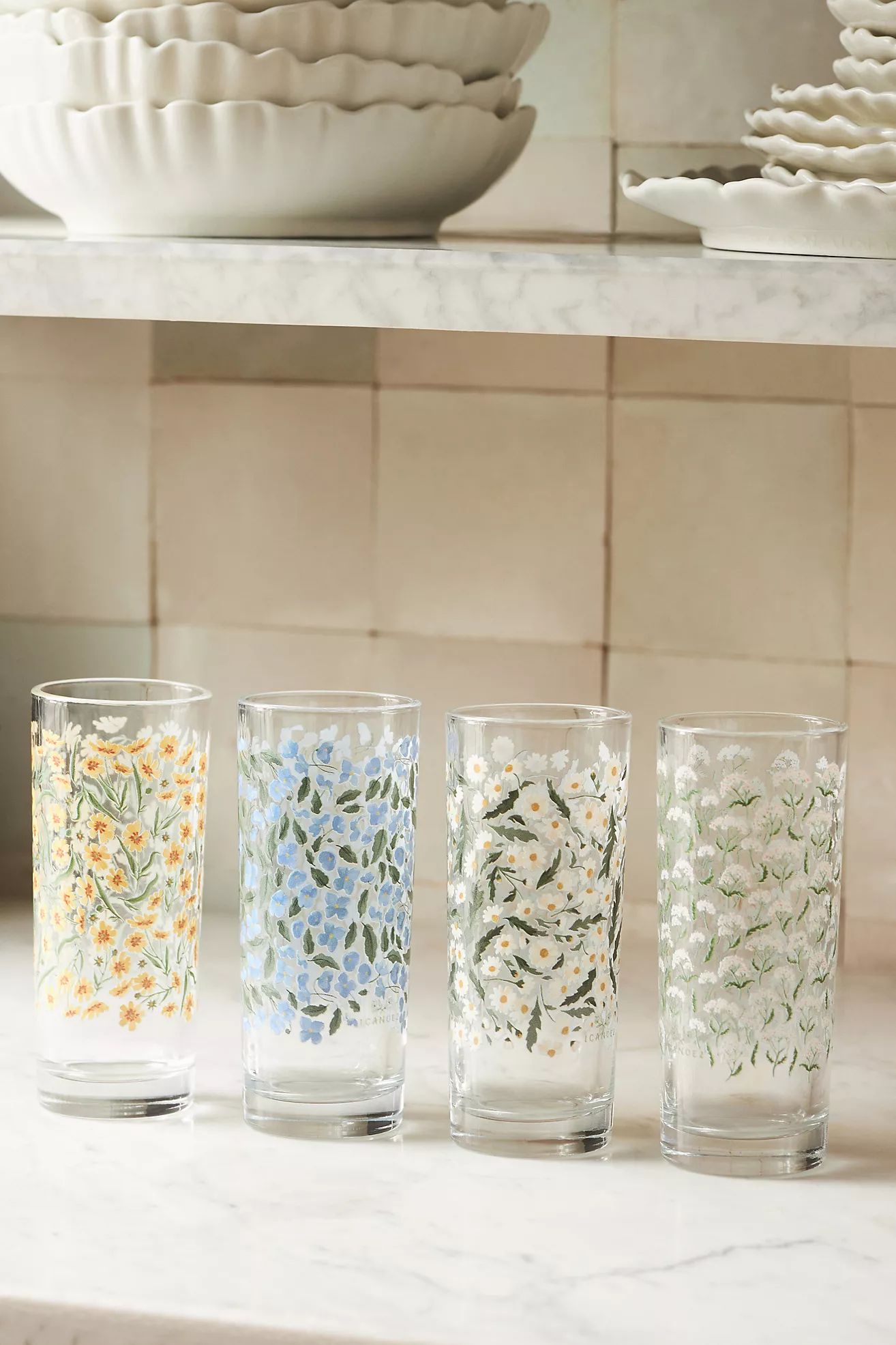 1canoe2 Tall Juice Glasses, Set of 4 | Anthropologie (US)