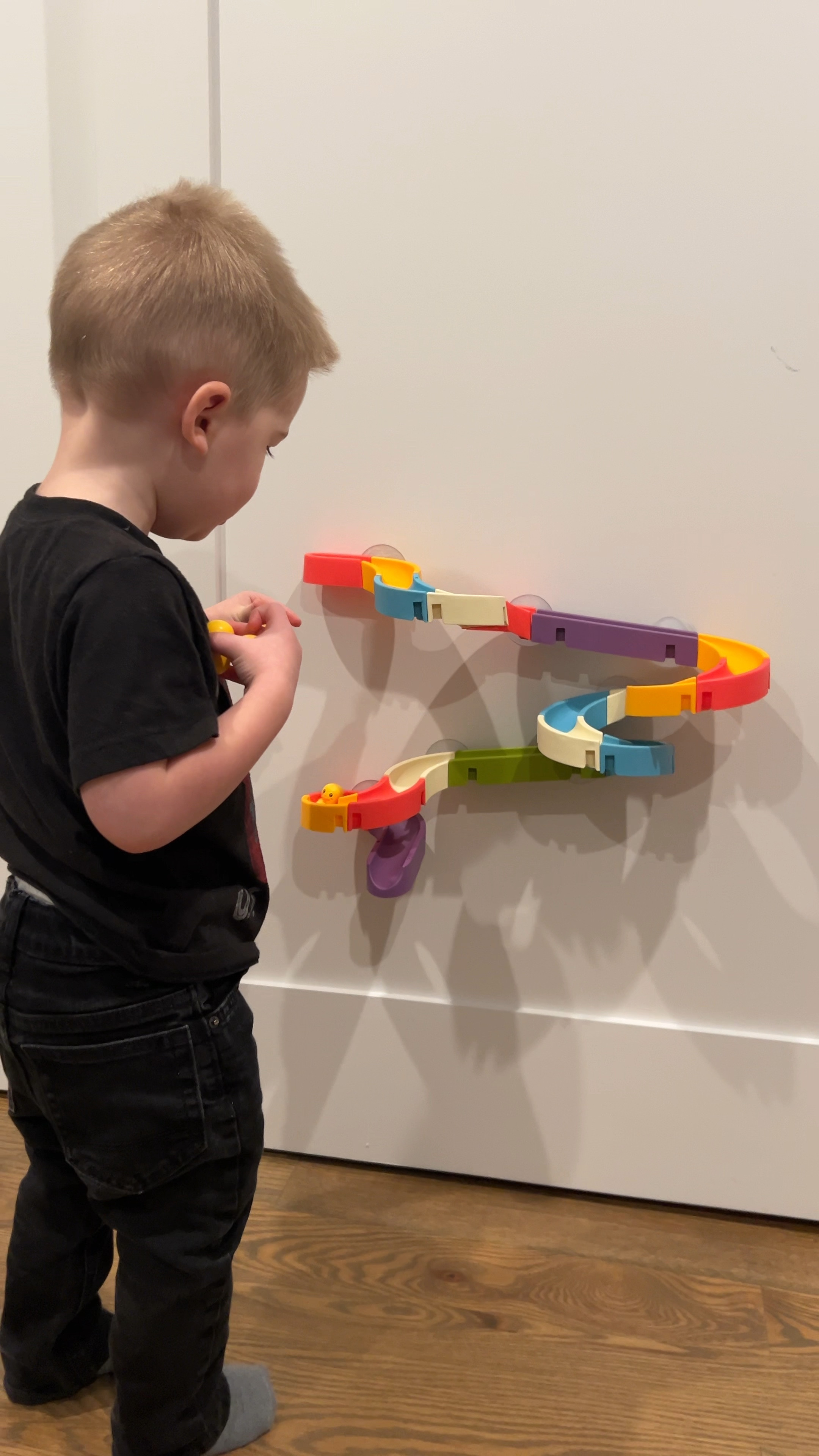 Cute toy alert! Just opened up this really cute toy my toddler got for Christmas. 

It can be used in the tub, on the fridge and any high sheen wall. 

Be aware the pieces are small so if your child like to put things in their mouth, then I do not suggest this. 

We love it and my son played with it for hours! 

Toddler toys | children’s toys | kids toys 

#LTKbaby #LTKfindsunder50 #LTKkids