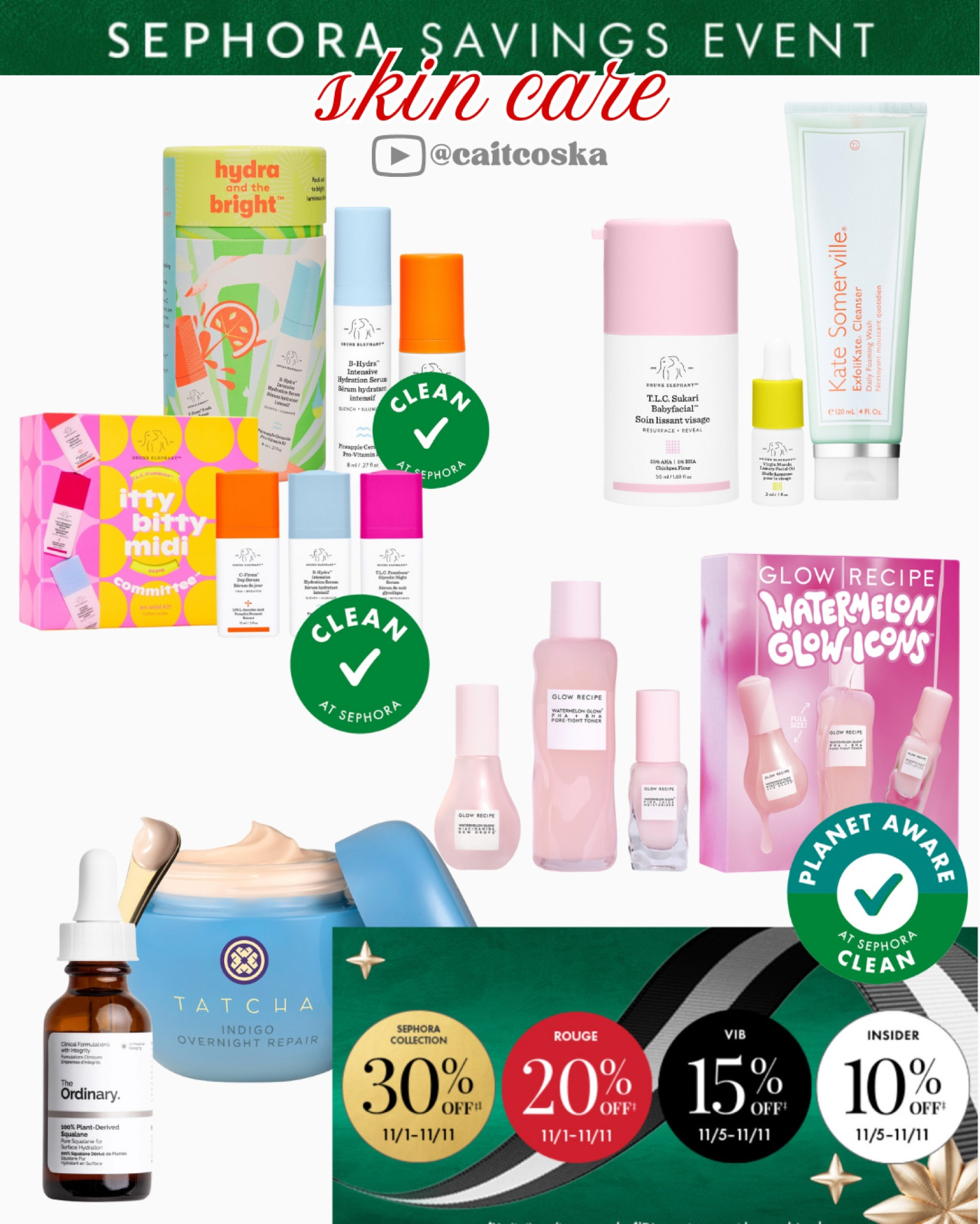 ✨ Sephora’s Holiday Savings Event is live and skincare lovers, this one’s for you! I’m sharing my top picks that will have your skin glowing all season long—grab them now on the Like to Know It app before they’re gone! 💧

Here’s why these are worth adding to your cart:

💜 Drunk Elephant Hydra and Bright Serum Duo – The ultimate hydration and brightening combo to keep dull winter skin at bay.
💜 Drunk Elephant Itty Bitty Midi Committee Serum Trio – Perfect for trying their cult-fave serums or gifting to the skincare obsessed.
💜 Drunk Elephant TLC Sukari Babyfacial – A holy grail for smooth, radiant skin in just one use.
💜 Kate Somerville Exfolikate Cleanser – Gentle but effective, this cleanser is your ticket to a fresh, smooth complexion.
💜 Glow Recipe Watermelon Glow Icons Set – Hydration meets glow in this fruity favorite! Plus, it smells like a tropical vacation.
💜 Tatcha Indigo Overnight Repair – Say goodbye to dryness with this luxurious overnight treatment for plump, nourished skin.
💜 The Ordinary Squalane Oil – Affordable, lightweight, and a hydration hero for all skin types.

Don’t wait—these skincare must-haves are selling fast, and your glow game deserves the best. Shop them now via the Like to Know It app! ✨

#LTKBeauty #LTKHoliday #LTKSaleAlert