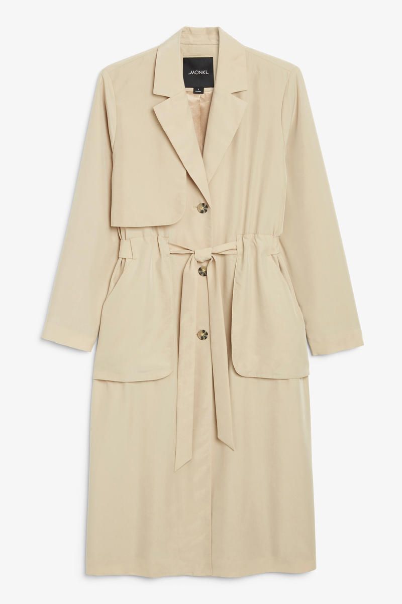 Weicher Trenchcoat - Beige | Monki (DE)