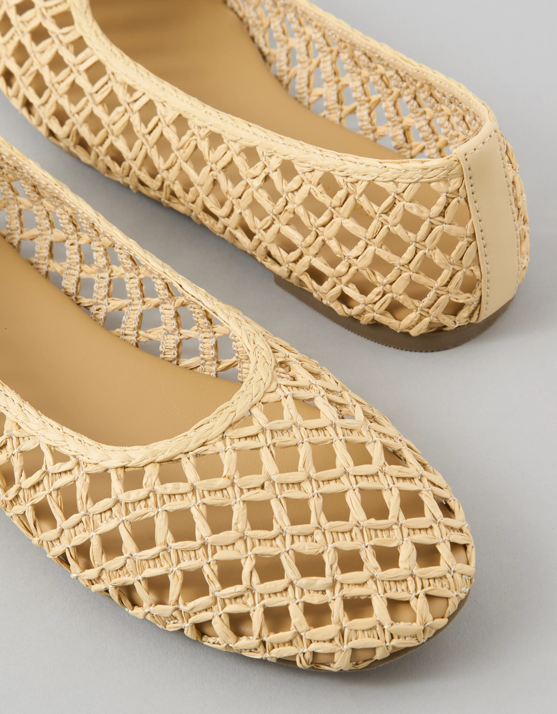 AE Raffia Ballet Flat | American Eagle Outfitters (US & CA)