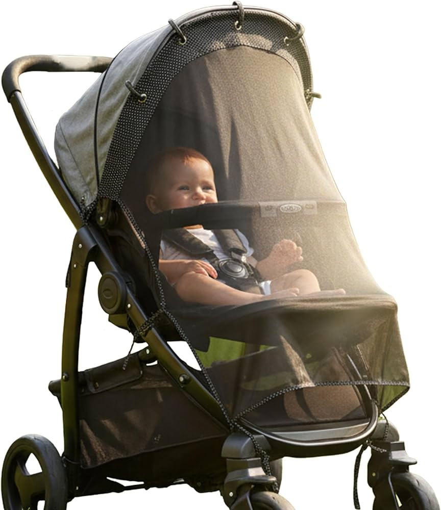 Stroller Sun Shade - Universal UV Protection Cover for Strollers Sunshade with See Through, Clip-... | Amazon (US)