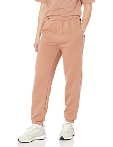 Amazon Essentials Women's Relaxed High Waist Joggers (Available in Plus Size), Light Brown, XX-Large | Amazon (US)