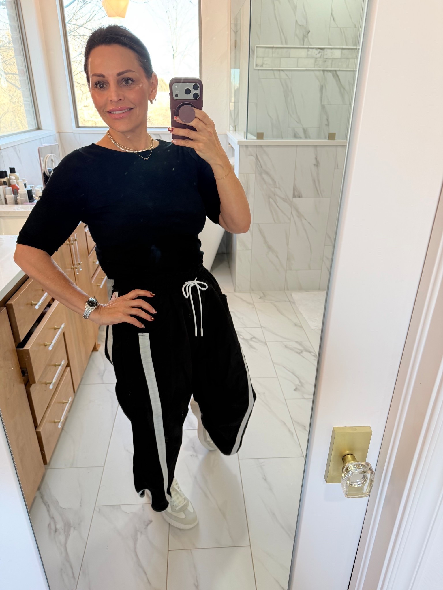 Casual Saturday. Pants are an anthropology dupe.