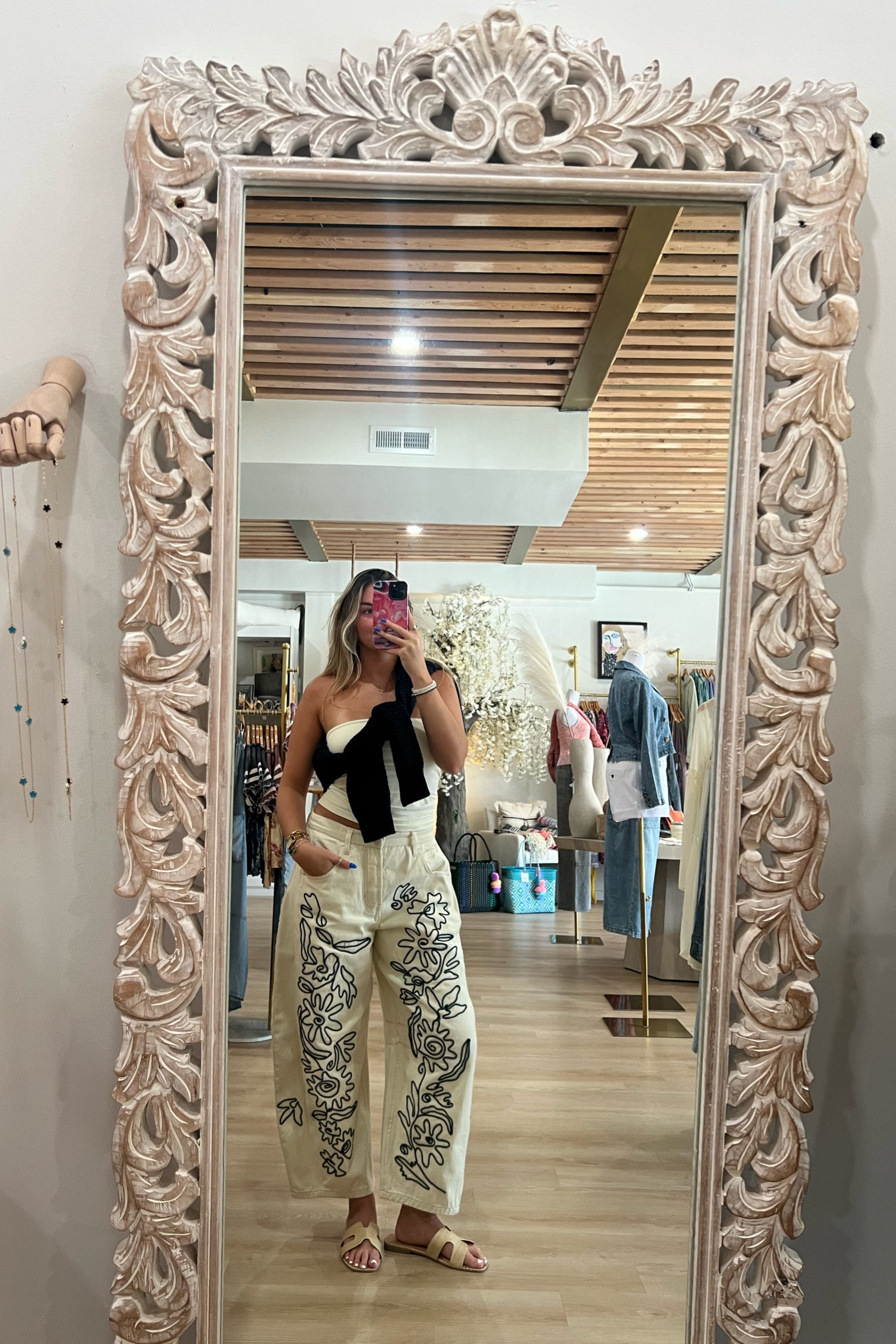 Summer fit 🤍
Top: free people Carrie tube in ivory 
Sweater: free people Lila cardi in sky captain 
Pants: free people good luck soutache barrel jeans in ivory combo 

#LTKSeasonal #LTKStyleTip #LTKU