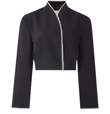 CONTRAST WOOL JACKET - HOUSE OF DAGMAR | 24S (APAC/EU)
