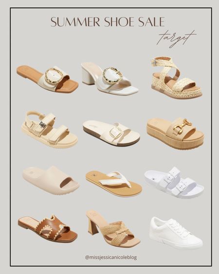 20% off summer shoe sale, casual and dressy sandals and heels, white sneakers, pool sandals, shoe sale 

#LTKFindsUnder50 #LTKShoeCrush #LTKSaleAlert