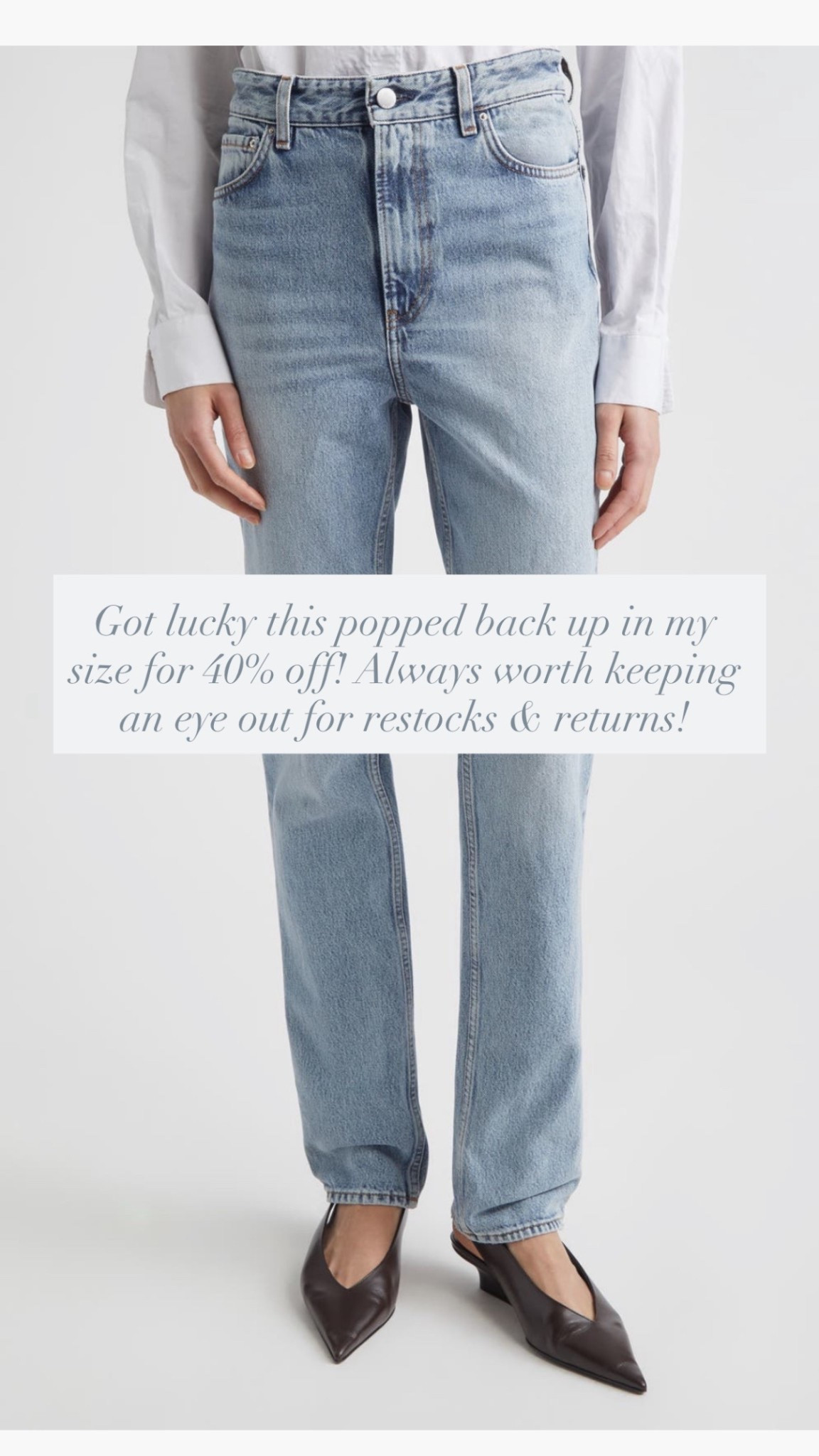 Love the straight cut of these jeans. 

#LTKSaleAlert #LTKBump #LTKWorkwear