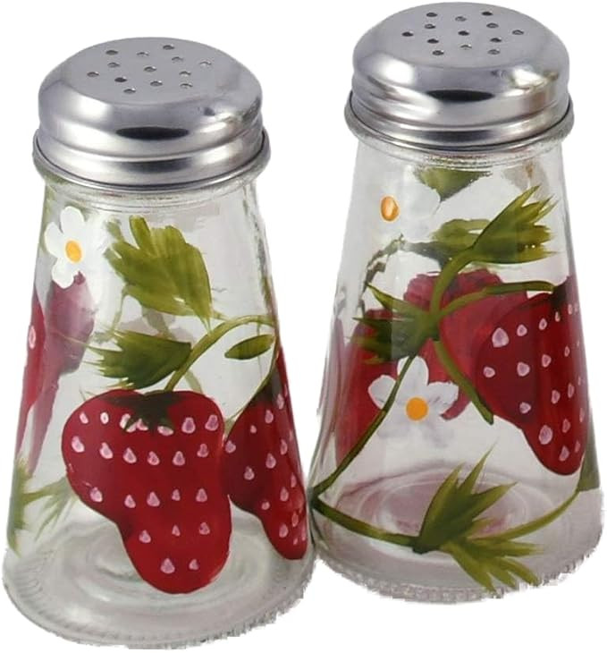 Grant Howard 53008 Strawberries Salt and Pepper Shakers, Set of 2 per Box | Amazon (US)