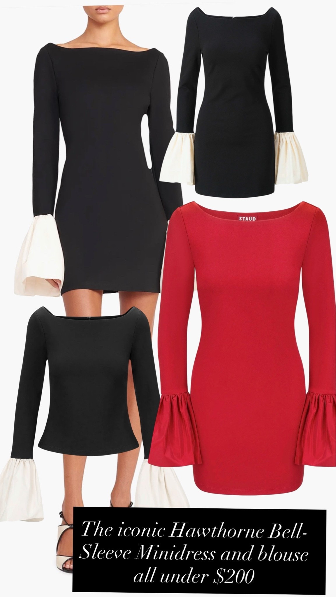 The iconic Hawthorne Bell-Sleeve Minidress and blouse
all under $200

#LTKSaleAlert