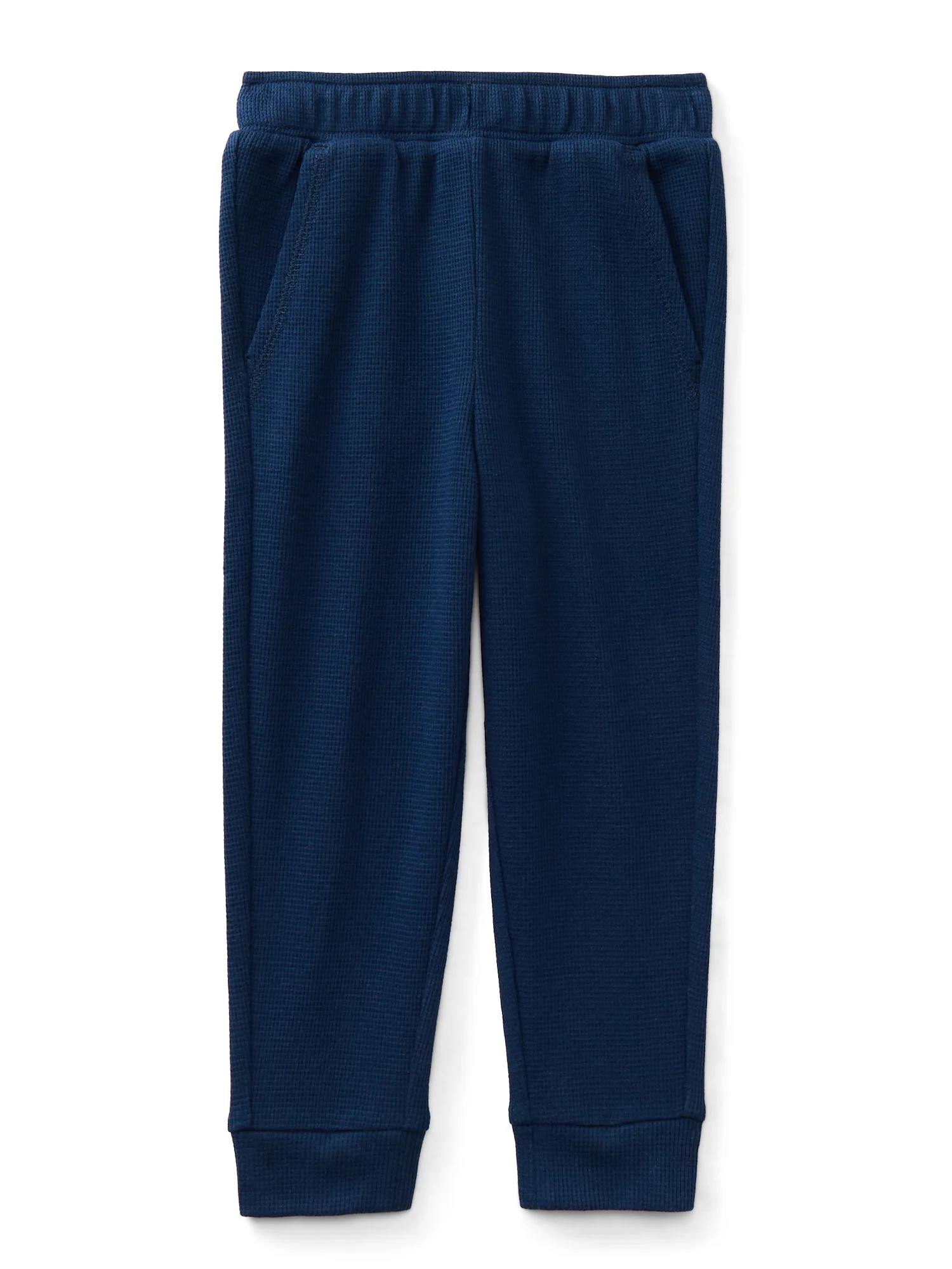 Garanimals Toddler Boys Holiday Solid Micro Thermal Joggers, Sizes 18M-5T | Walmart (US)