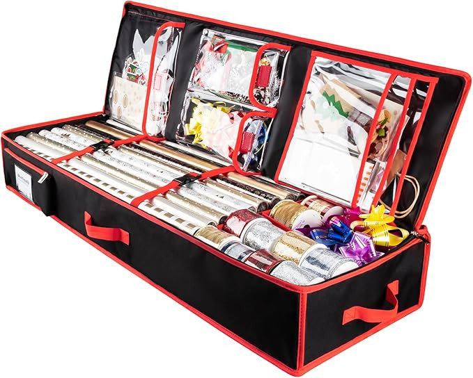 Wrapping Paper Storage Container, Gift Wrap Organizer (102.9 * 35.5 * 15.2 cm) with Durable Oxfor... | Amazon (CA)