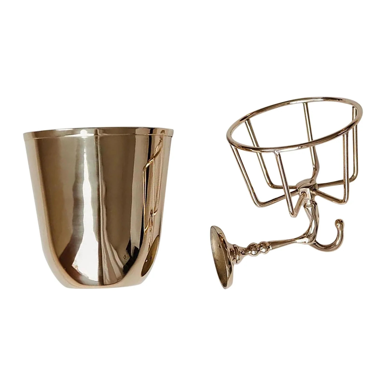 Handcrafted Wall Vessel - Vintage Brass Container Vase, Versatile Hanging Organizer - Ideal for F... | Walmart (US)