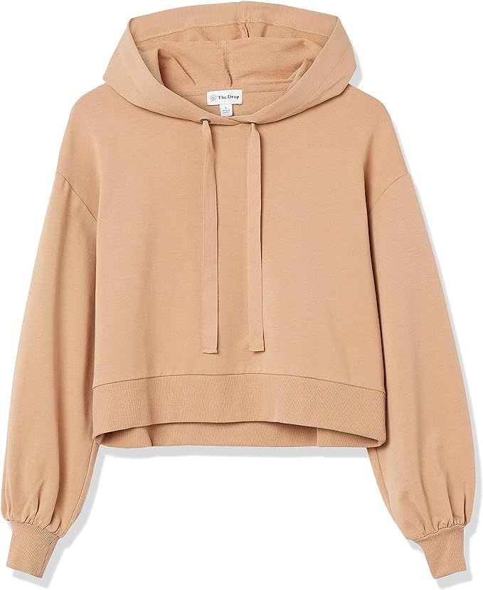 The Drop Women's Mayla Supersoft Stretch Cropped Hoodie | Amazon (US)
