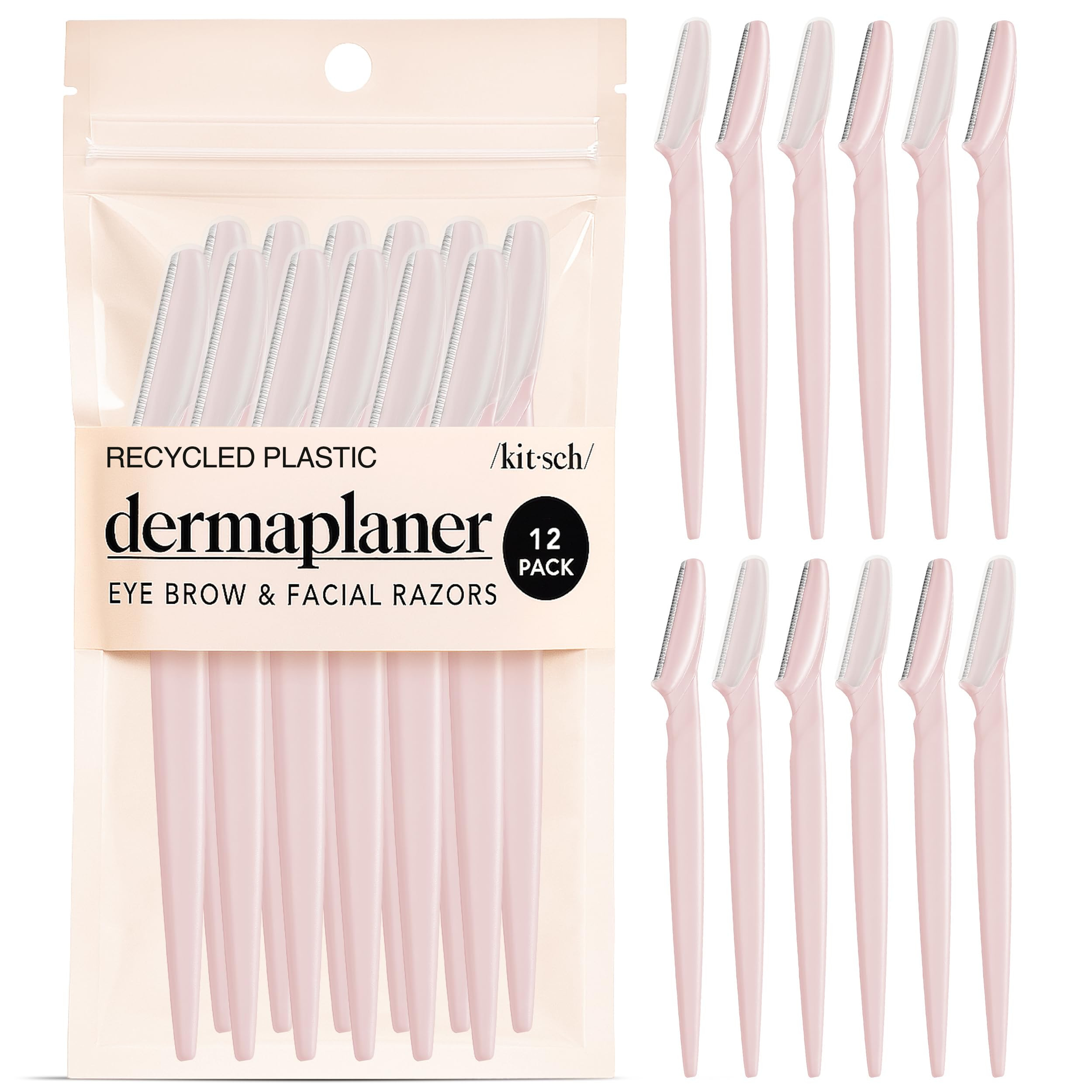 Kitsch Dermaplane Razor for Women Face – Face Razors for Women & Men, Eyebrow Trimmer & Face Sh... | Amazon (US)