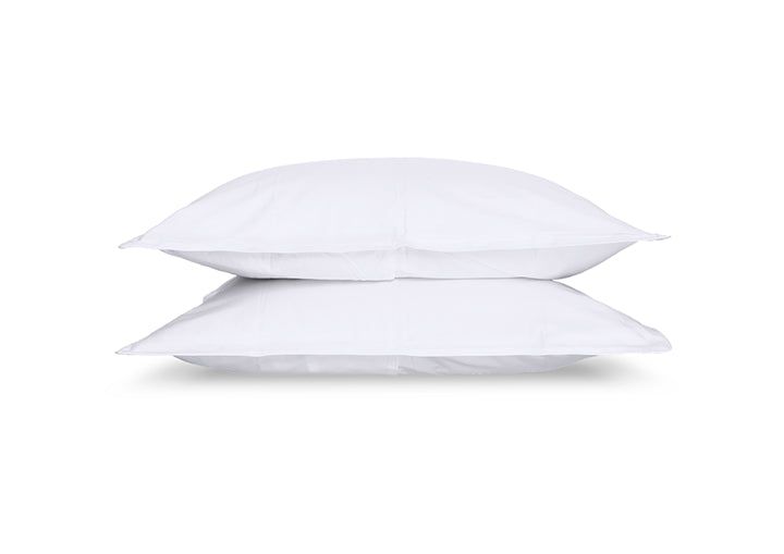True White Color Standard Size Organic Cotton Sham with 400 TC Percale Weave | Cammie | Cammie