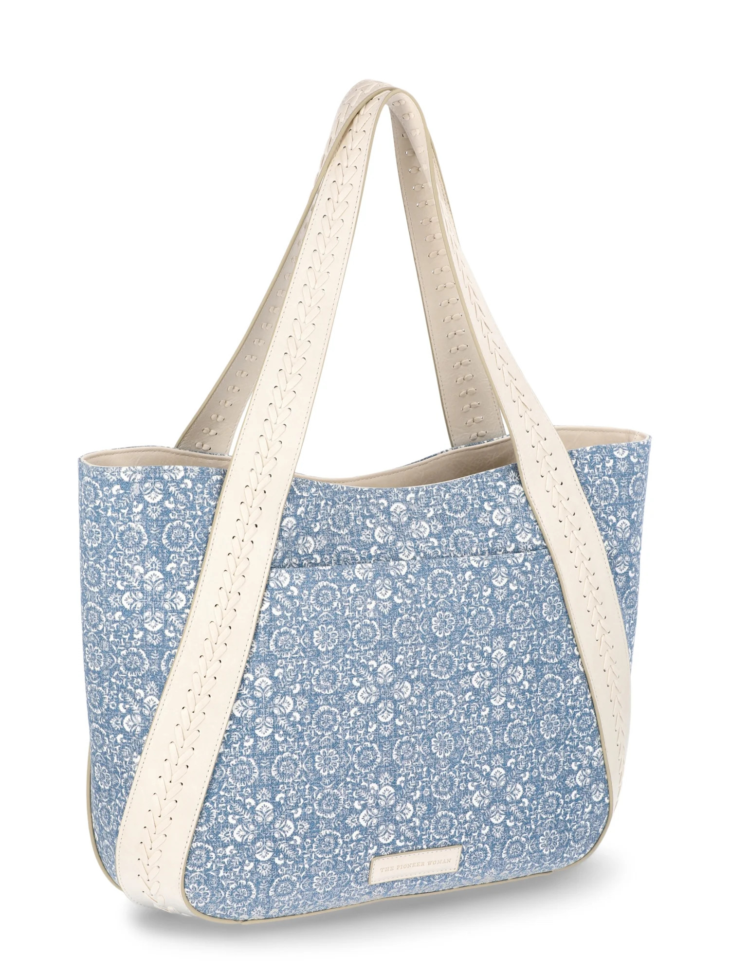 The Pioneer Woman Floral Denim Tote Bag, Women’s | Walmart (US)