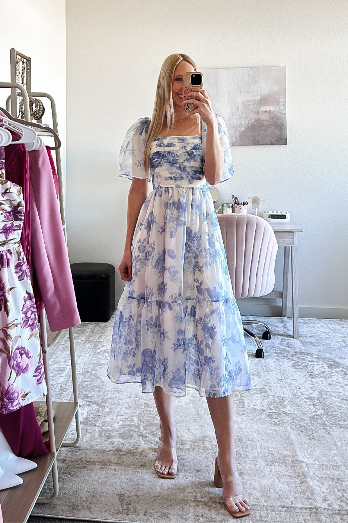 My Easter dress! 🐣🌸 How adorable is this white and blue midi dress from Abercrombie!?

This is from their Emerson collection and it’s the cutest Easter, bridal shower dress, baby shower dress or Spring wedding guest dress ☺️

You can wear it for so many Spring occasions. True to size I’m in an XS.

Spring wedding guest, wedding guest dresses, spring dress, spring dresses, spring event dresses, spring outfits, wedding guest spring, spring formal wedding, cocktail dress spring, spring cocktail dress, Abercrombie try on, Abercrombie dress, garden party dress, dinner party outfit, girly dress, Easter outfits women, Easter dresses

#LTKwedding #LTKstyletip #LTKSeasonal