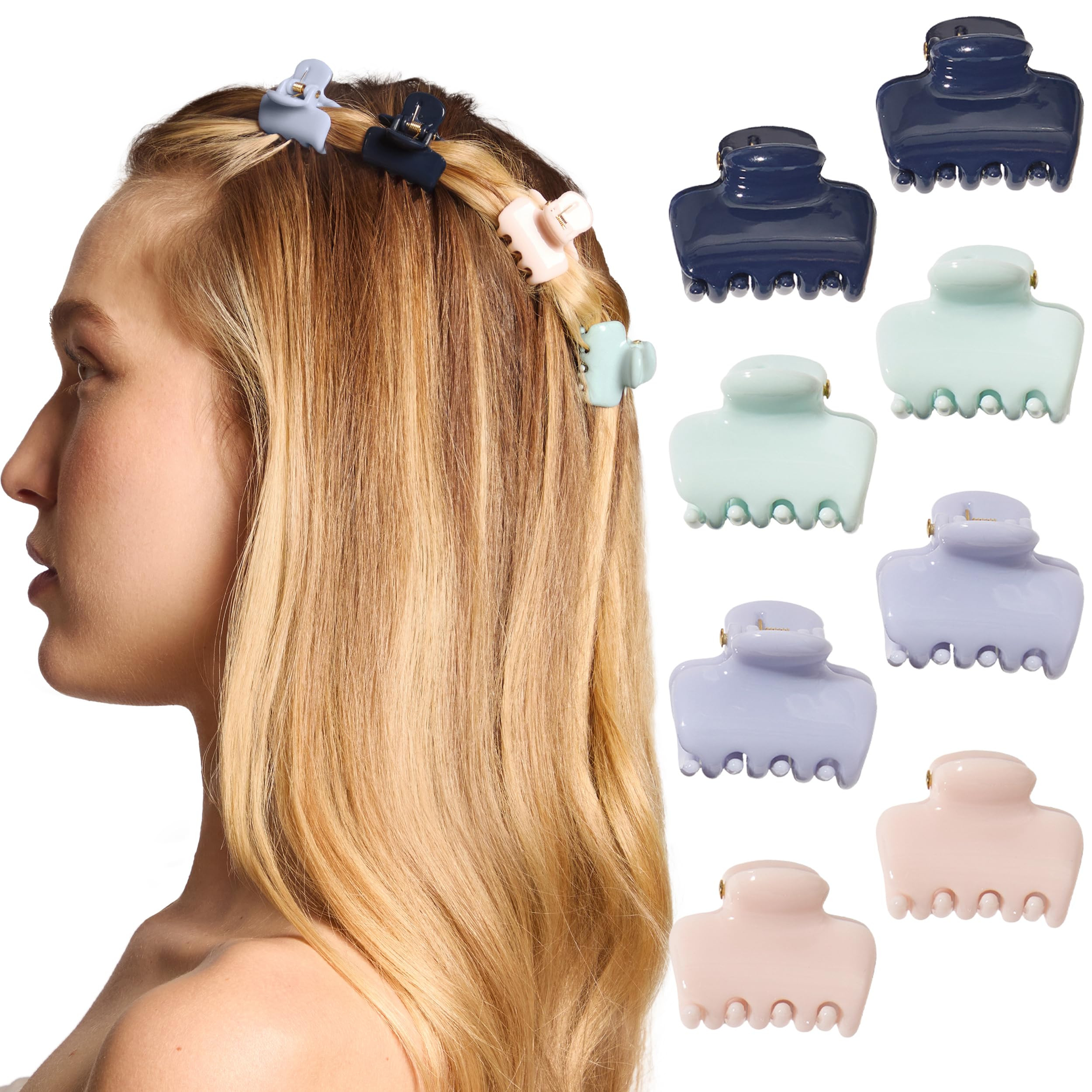 Kitsch Small Hair Clips for Women and Girls – Mini Claw Clips – Hair Accessories – Daily St... | Amazon (US)