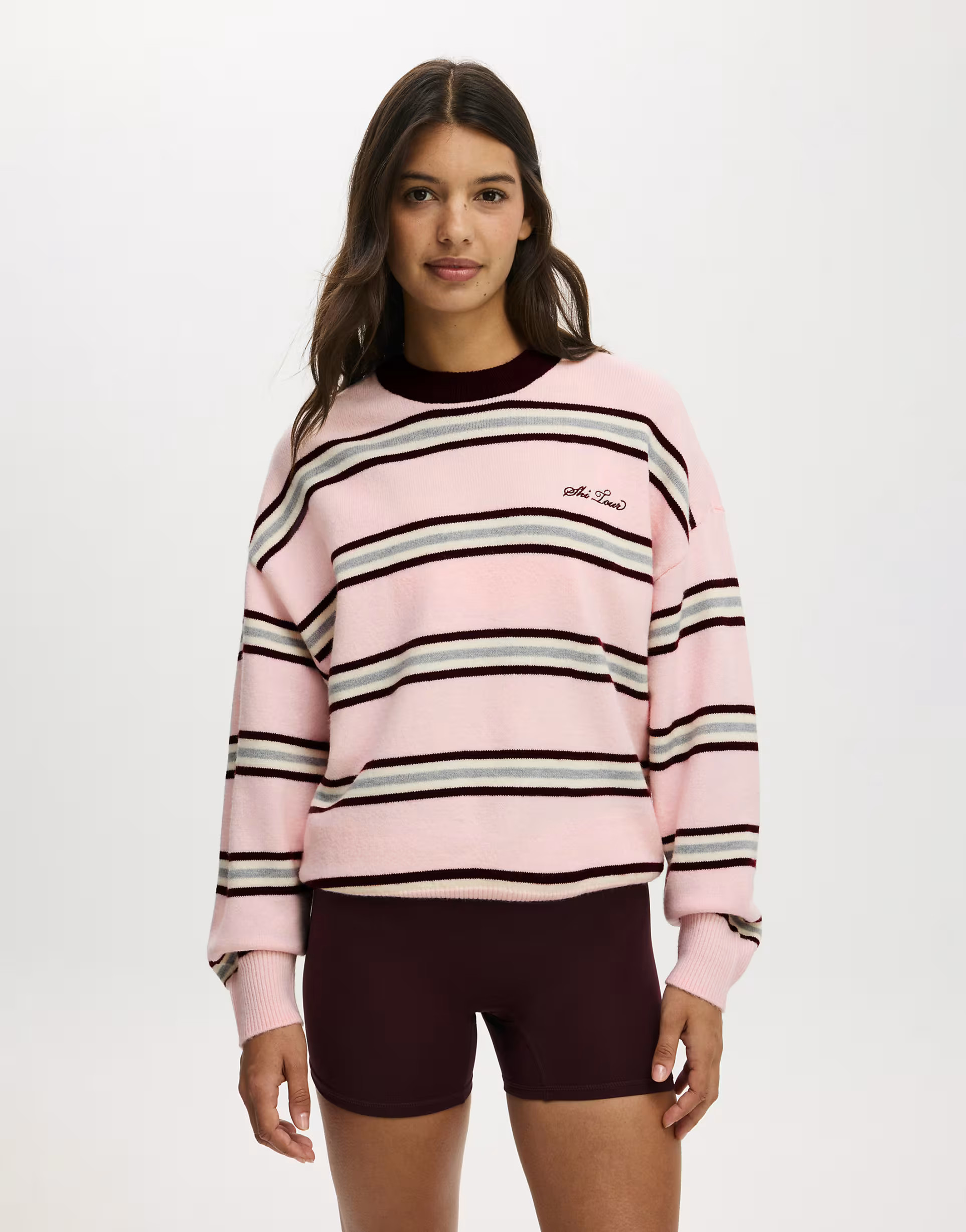 Cotton On Slouchy knit sweater in pink | ASOS (Global)