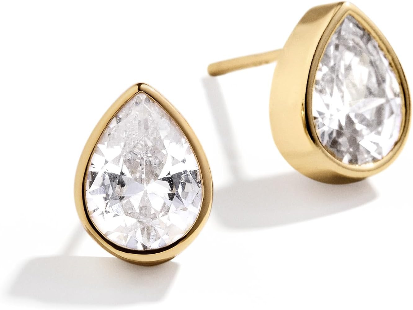 BaubleBar Donna Bezel Studs | Amazon (US)