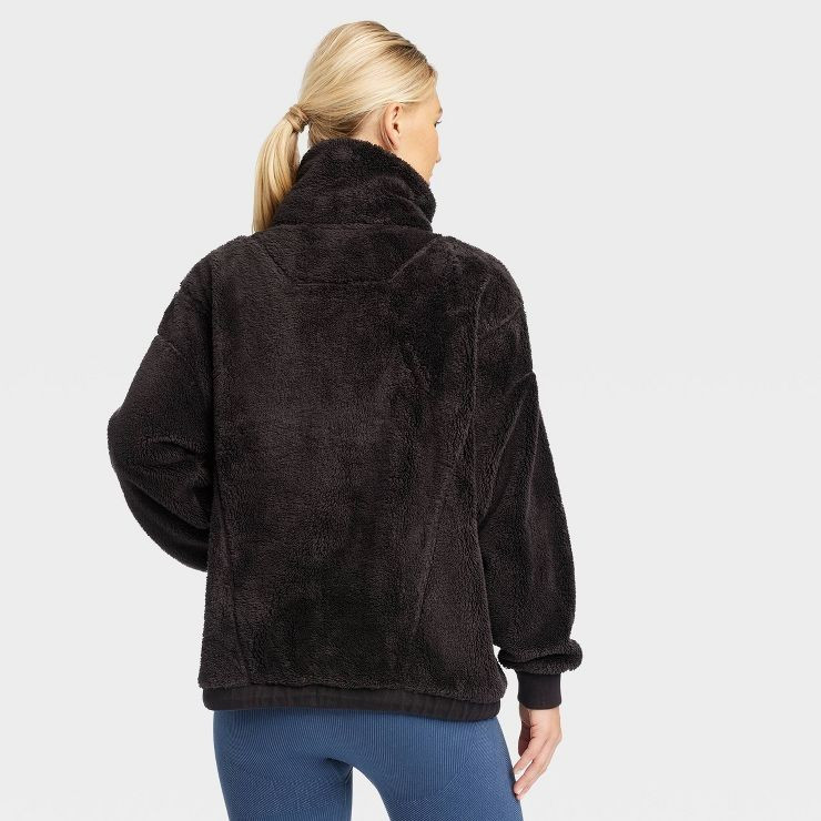 Women's High Pile Fleece 1/2 Zip Pullover - JoyLab™ | Target