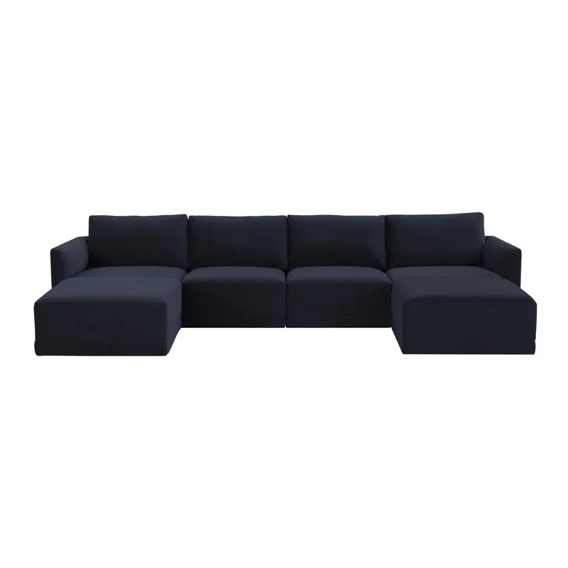 Deirdre 6 - Piece Modular Upholstered U-Sectional | Wayfair North America
