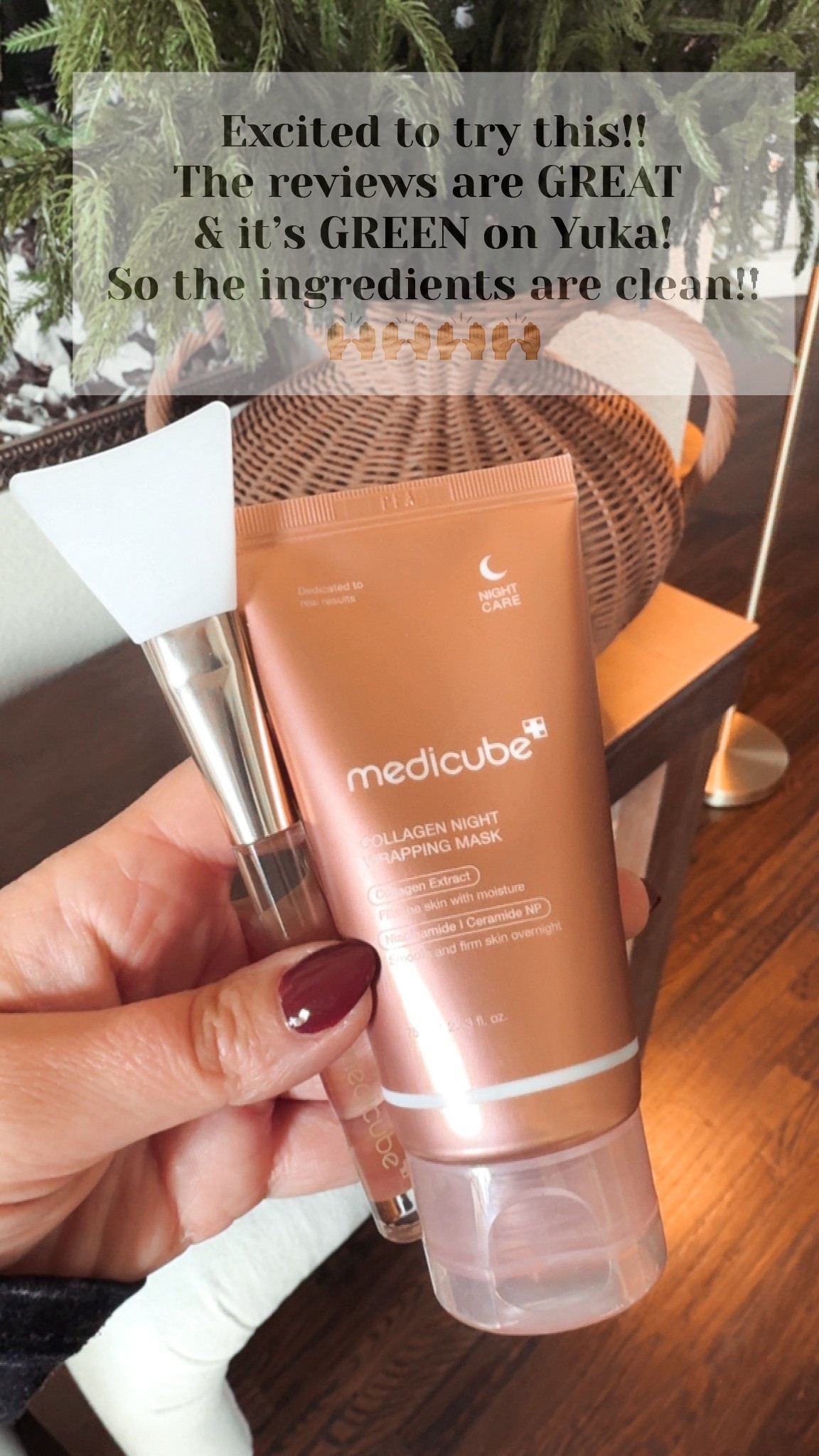 So excited to try this!! Got this Medicube Collagen Mask on Amazon and the reviews are AMAZING!! It’s very affordable AND shows green (excellent) on the Yuka app so thank goodness for clean ingredients!!! 🙌🏼🙌🏼🙌🏼

#LTKBeauty #LTKgrwm #LTKselfcare