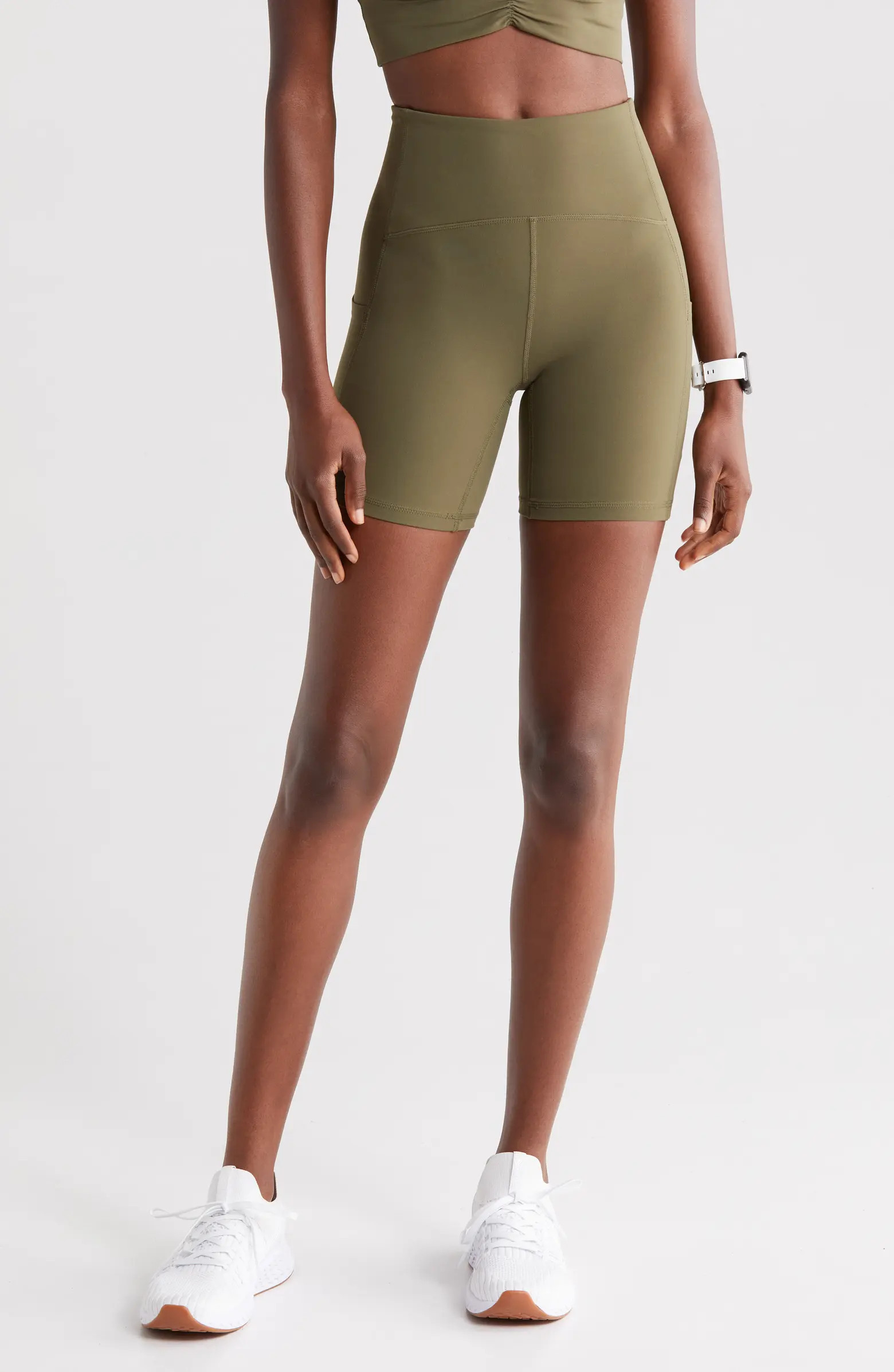 Zella Studio Luxe Pocket Bike Shorts | Nordstrom | Nordstrom