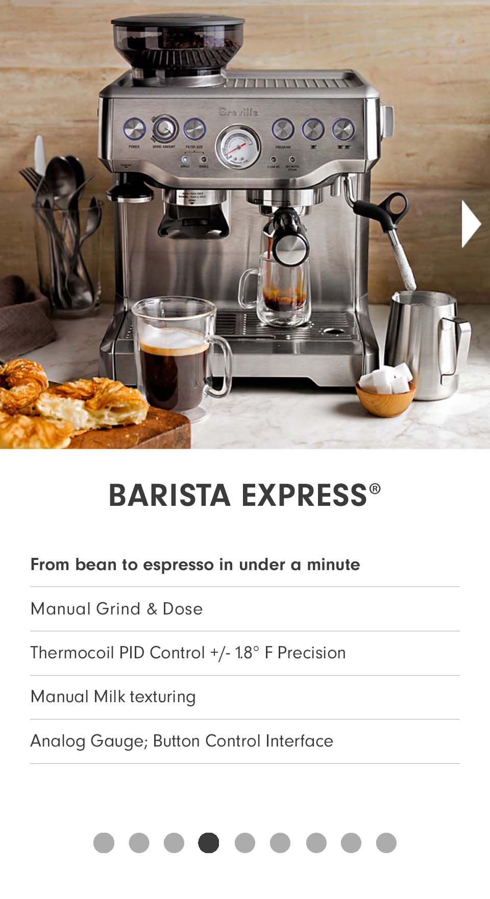 Breville Barista Touch Espresso Machine | Williams-Sonoma