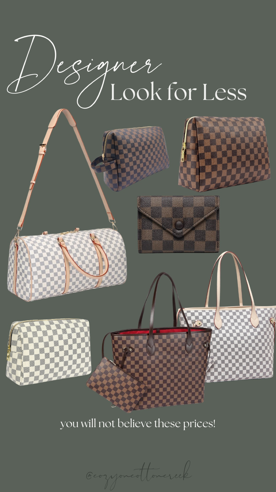 Gift inspo
Gift guide for her
Checkered bags
Check bags
LV dupe
Walmart find 

#LTKCyberWeek #LTKGiftGuide #LTKHoliday