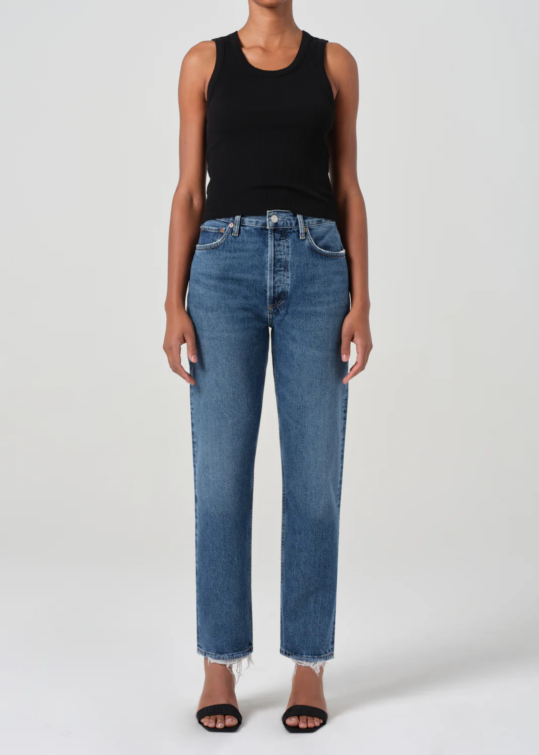 90's Pinch Waist High Rise Straight in Range | AGOLDE