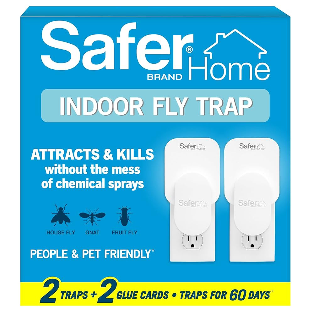 Safer Home Indoor Plug-in Fly Trap - SH502-2SR - Effective Fruit Fly Traps for Indoors, Gnat Trap... | Amazon (US)