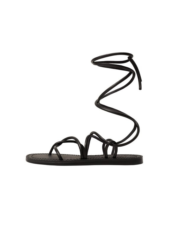MANGO Zehentrenner 'Turtle' in schwarz | ABOUT YOU (DE)