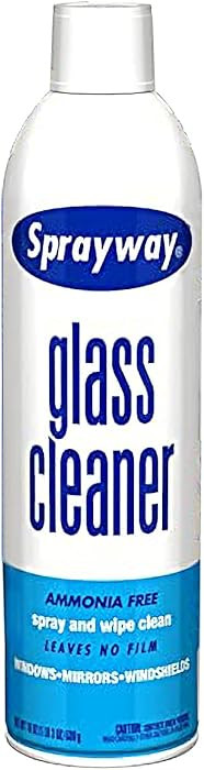 Sprayway Ammonia-Free Glass Cleaner, Foaming Action - Streakless Shine, 15 Ounce (Pack of 1) | Amazon (US)