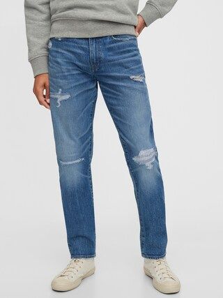 Destructed Slim Jeans with GapFlex | Gap (US)