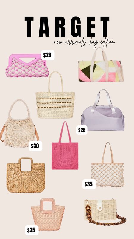 Shop all the new bag arrivals at target! Such great finds and styles for the upcoming warm weather!! 

#LTKsalealert #LTKitbag #LTKFind