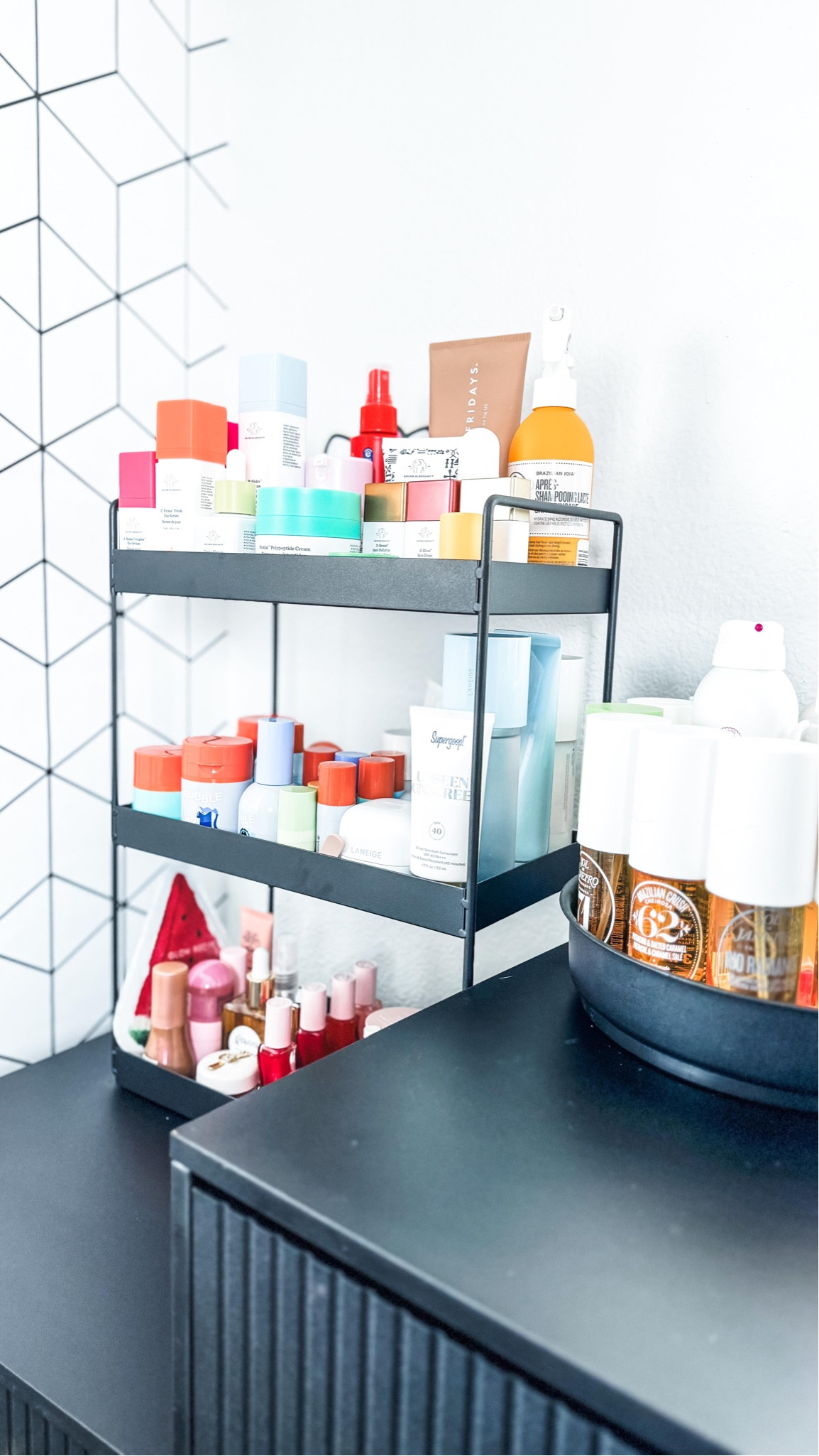 Looking at a vanity or bathroom countertop with no space to function? Don’t worry it happens to the best of us (especially after the holidays)! All you need is the perfect product to get it all back under control. 

We LOVE this 3 tiered organizer! We also use these under our sink too! Utilizes vertical space but still looks great and gives you access to everything. Paired with our favorite set of turntables to create the perfect solution set!

Follow us for more organizing ideas!

#neatlyembellished #professionalorganizer #homeorganizer #homeorganizing #organization #organizingideas #organizingtips #organizinghacks #organizedhome #organizedmom #organizedlife #amazon #amazonmusthaves #amazonfavorites #amazonfinds #amazonfaves #amazoninfluencer #amazoninfluencerprogram #amazonhome #skincare #vanitymirror #vanityorganization #vanitygoals #vanitytable #bathroomorganization #beautyorganizer #beautyaddict #sephoracollection #sephora #makeuporganizer