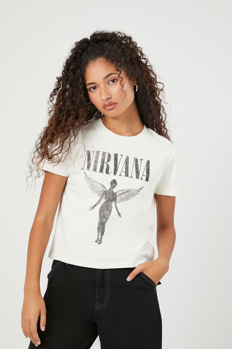 Cropped Nirvana Graphic Tee | Forever 21 (US)