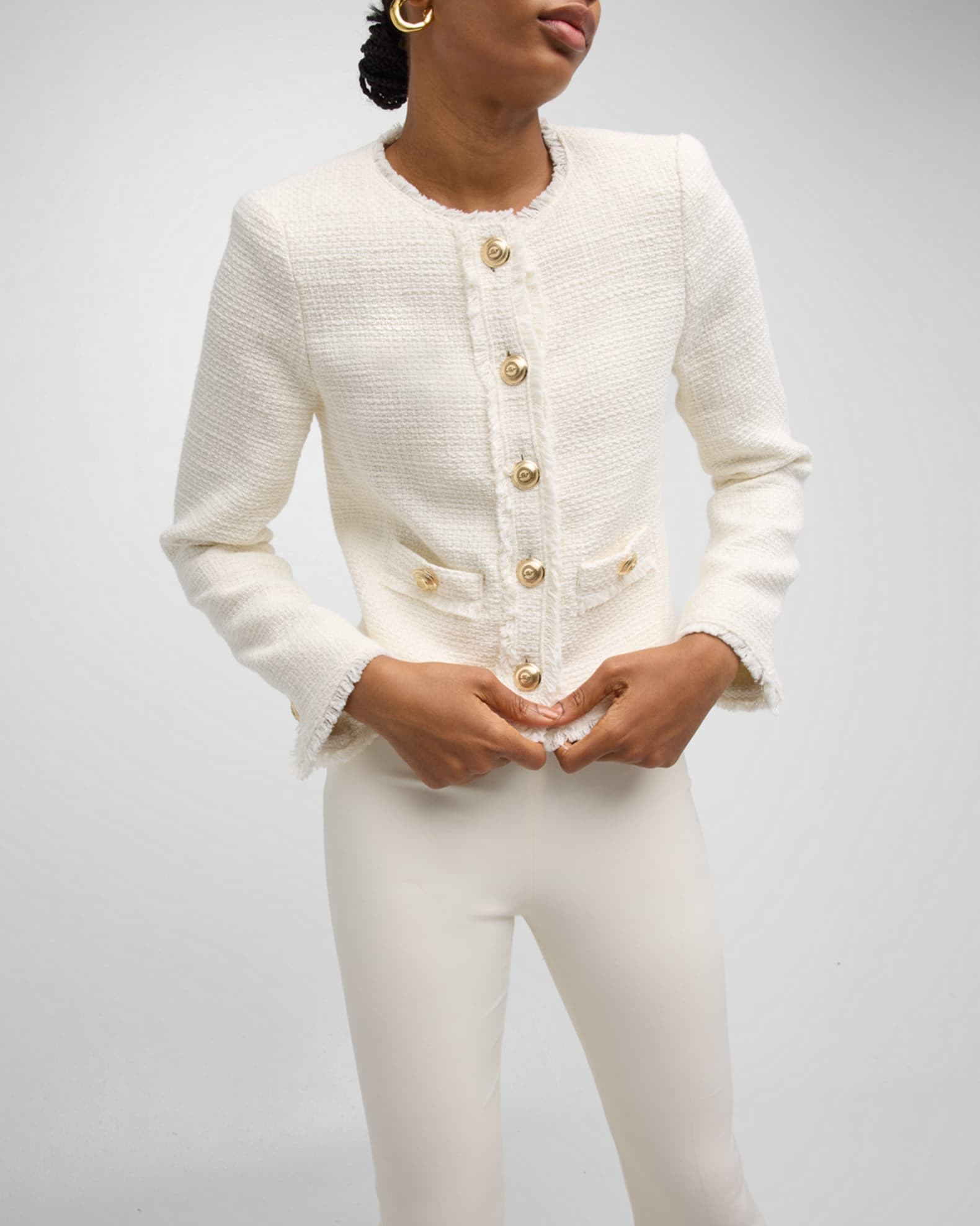 Cinq a Sept Christie Tweed Jacket | Neiman Marcus