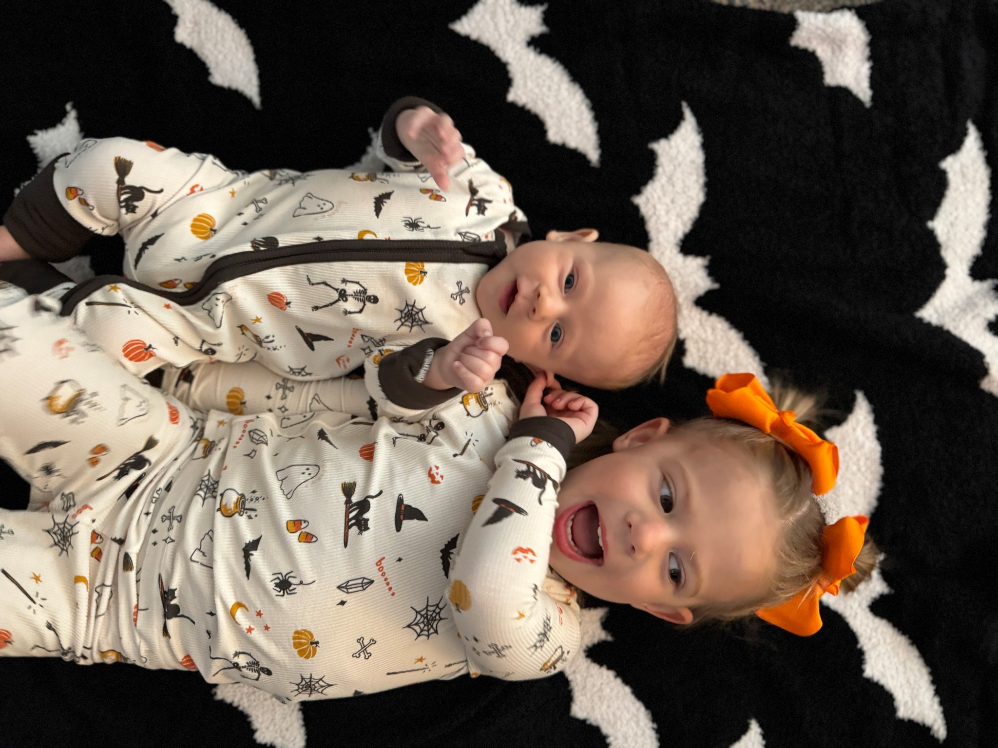 Cutest sibling matching jammies for Halloween!! 

#LTKFamily #LTKBaby #LTKKids
