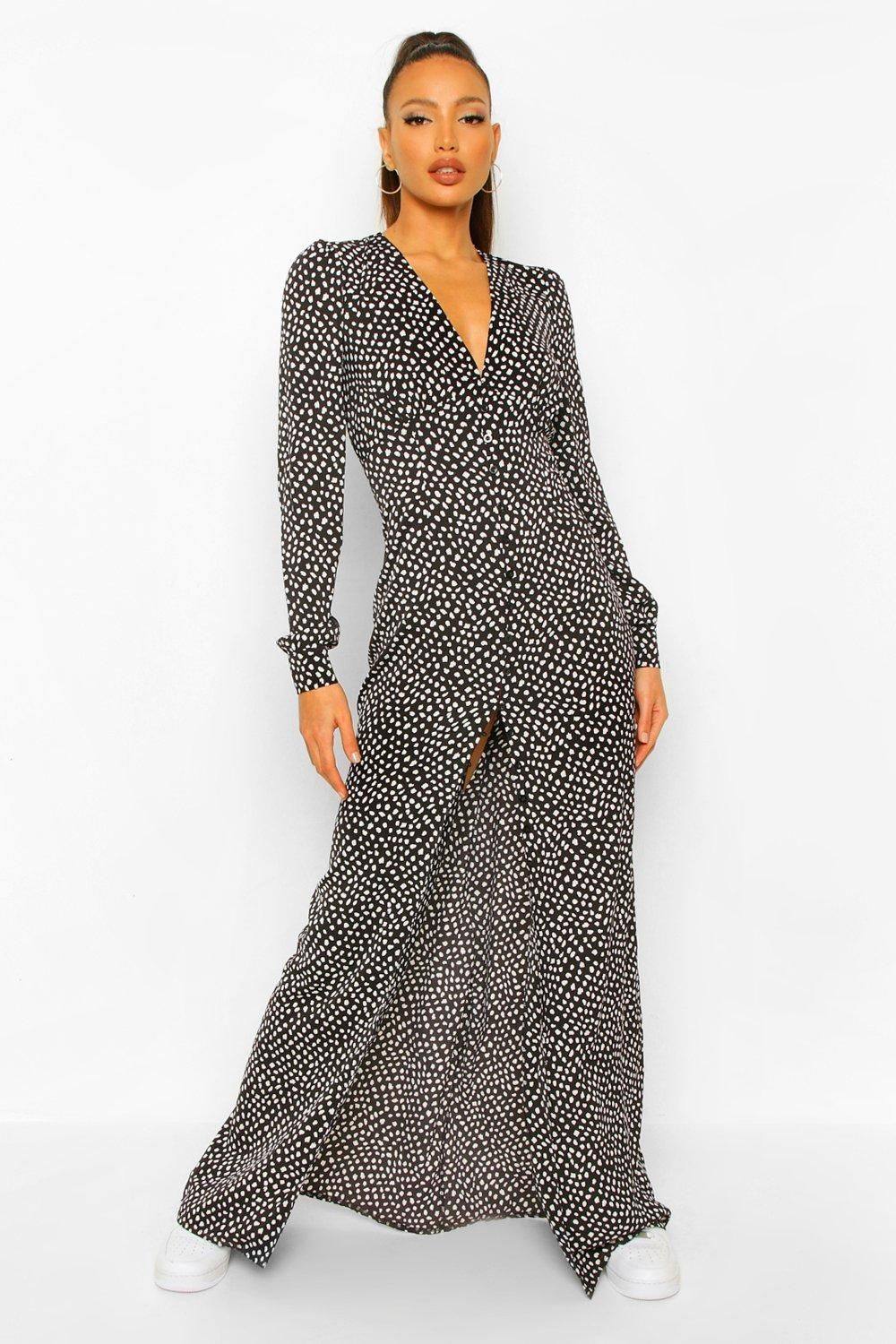 Tall Leopard Print Maxi Dress | Boohoo.com (NL)