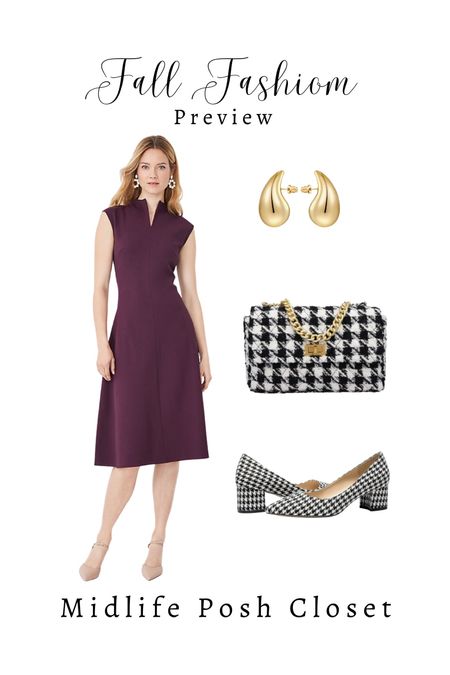 Fall Fashion 2023 Preview. I just ordered this dress. (Dress is $50 OFF right now.) It is a  fabulous office dress that can also be worn as a special occasion dress. And accessories are Amazon STEALS. 

#LTKworkwear #LTKwedding #LTKsalealert