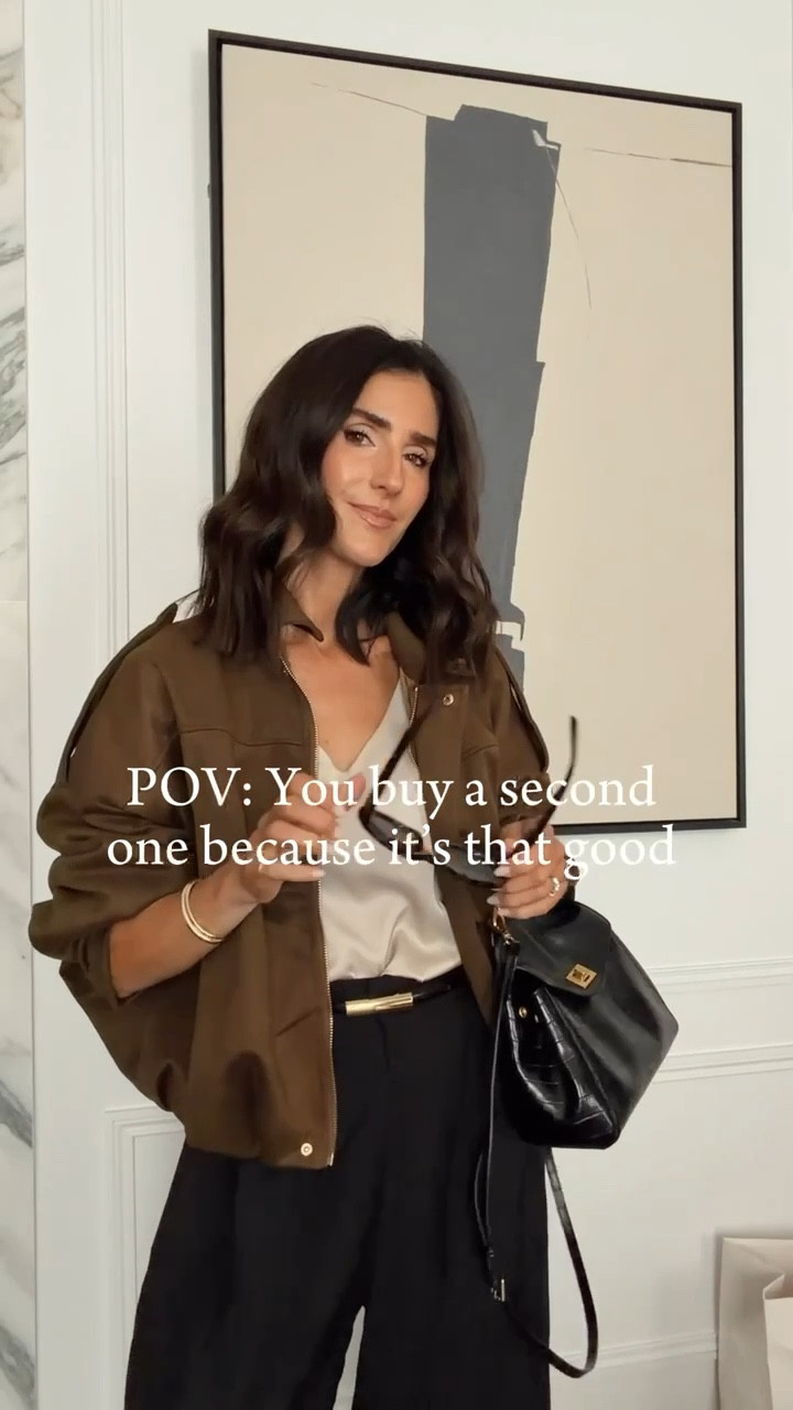 POV: You buy a second one because it’s that good! I’m just shy of 5-7” wearing the size mediums. Girls, I will not stop talking about this bag! It is sooo good I also had to get it in multiple colors to compare and they all passed the test xx #stylinbyaylin #aylin #zara #amazon #nordstrom #ootd #outfitinspo

#LTKootd #LTKGiftGuide #LTKHoliday